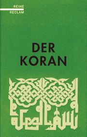 Cover of: Der Koran.