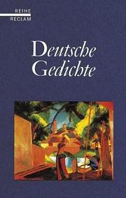 Cover of: Deutsche Gedichte