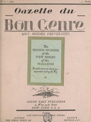 Cover of: Gazette du bon genre