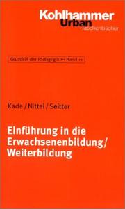 Cover of: Einführung in die Erwachsenenbildung / Weiterbildung.