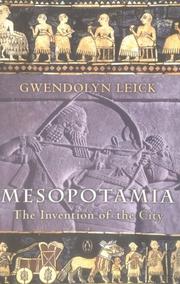 Cover of: Mesopotamia by Gwendolyn Leick