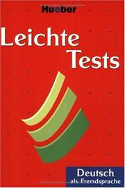 Cover of: Leichte Tests, Deutsch als Fremdsprache by 