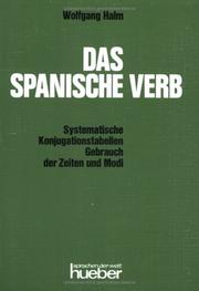 Cover of: Das spanische Verb.