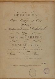 Cover of: Deux duos pour harpe et cor [ou violon], 2eme livre, no 1