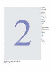 Cover of: Medien Kunst Netz 2 / Media Art Net 2: Thematische Schwerpunkte / Key Topics