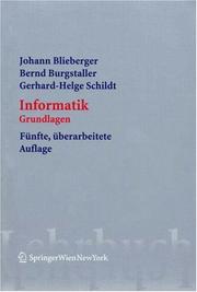 Cover of: Informatik: Grundlagen (Springers Lehrbücher der Informatik)