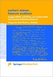 Cover of: Futurum Exactum by Norbert Wiener