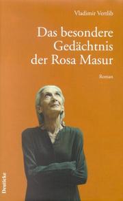 Cover of: Das besondere Gedächtnis der Rosa Masur.