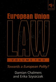 European Union law by Damian Chalmers
