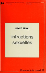Cover of: Criminal law: sexual offences