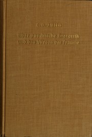 Cover of: Über psychische Energetik und das Wesen der Träume. by Carl Gustav Jung