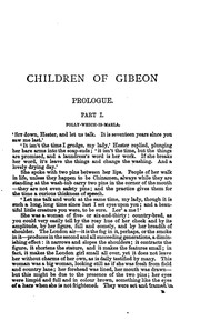 Cover of: Children of Gibeon