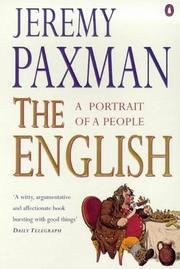 Cover of: The English: A Portrait of a People