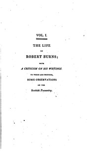 Cover of: The works of Robert Burns; with an account of his life, and a criticism on ...