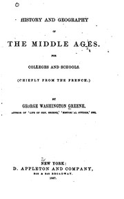 Cover of: History and Geography of the Middle Ages: For Colleges and Schools