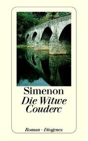 Cover of: Die Witwe Couderc by Georges Simenon