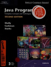 Cover of: Java Programming: Complete Concepts and Techniques, Second Edition