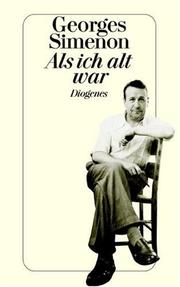 Cover of: Als ich alt war: Tagebücher 1960-1963