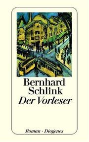 Cover of: Der Vorleser by Bernhard Schlink