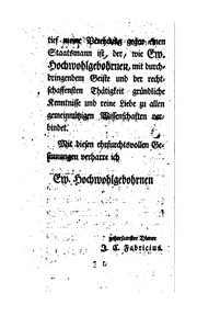 Cover of: Reise nach Norwegen mit Bemerkungen aus der Naturhistorie und Oekonomie by Johann Christian Fabricius