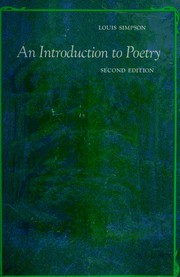 Cover of: An introduction to poetry. by Louis Aston Marantz Simpson