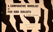 A comparative wordlist of five Igbo dialects by Armstrong, Robert G.