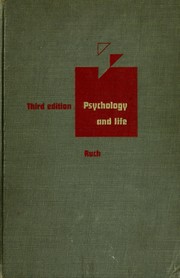 Cover of: Psychology and life by Floyd Leon Ruch