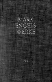Cover of: Werke, 43 Bde., Bd.23, Das Kapital