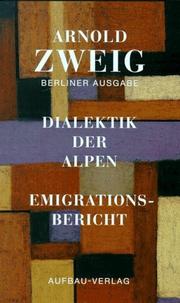 Cover of: Berliner Ausgabe, Bd.4, Dialektik der Alpen