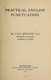 Cover of: Practical English punctuation