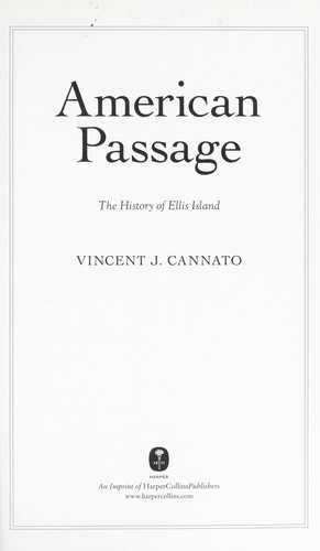 Image 0 of American Passage: The History of Ellis Island