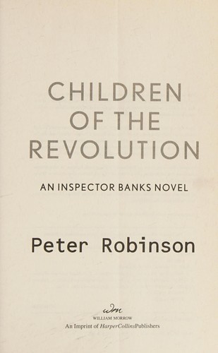 Image 0 of Children of the Revolution: An Inspector Banks Novel (Inspector Banks Novels, 21