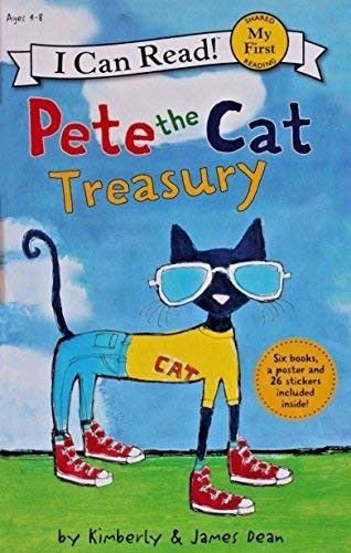 Image 0 of Harper Pete The Cat Treasury (6 books + 26 stickers + poster)