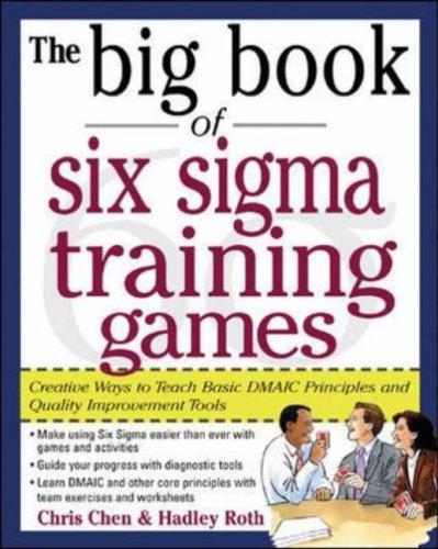 The Big Book of Six Sigma Training Games: Proven Ways To Teach Basic Dmaic Princ