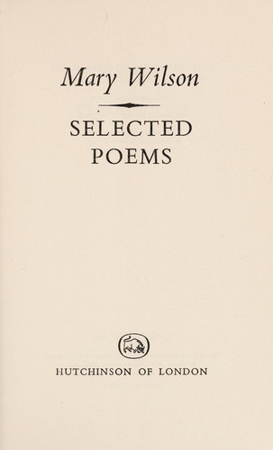 Image 0 of Selected Poems