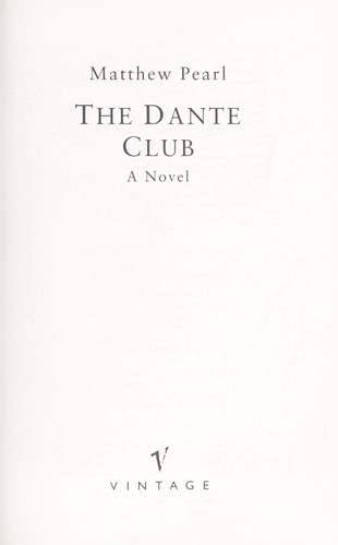 Image 0 of The Dante Club