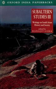 Subaltern studies, Vol. - III