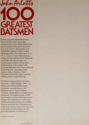 100 Greatest Batsmen