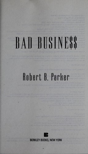 Bad Business (Spenser)