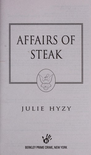 Image 0 of Affairs of Steak (A White House Chef Mystery)
