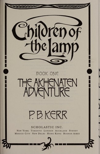 Image 0 of The Akhenaten Adventure (Children of the Lamp Series)