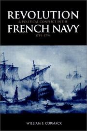 Revolution and political conflict in the French Navy, 1789-1794