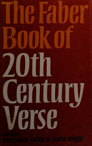 Image 0 of The Faber Book of 20th Century Verse