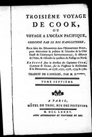 Troisième voyage de Cook, ou Voyage à l'océan Pacifique, ordonné par le roi d'Angleterre