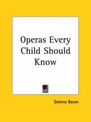 Operas every child should know