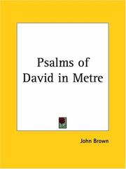 Psalms of David in Metre