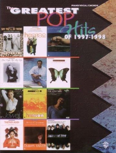 Image 0 of The Greatest Pop Hits of 1997-1998: Piano/Vocal/Chords (`)