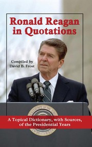 Ronald Reagan in quotations