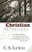 Cover of Christian Reflections