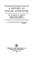 A history of Italian literature